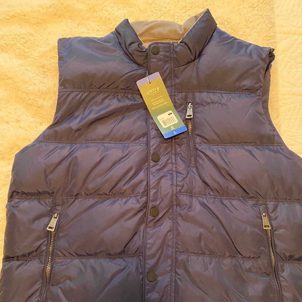 Orvis Navy Puffer Vest